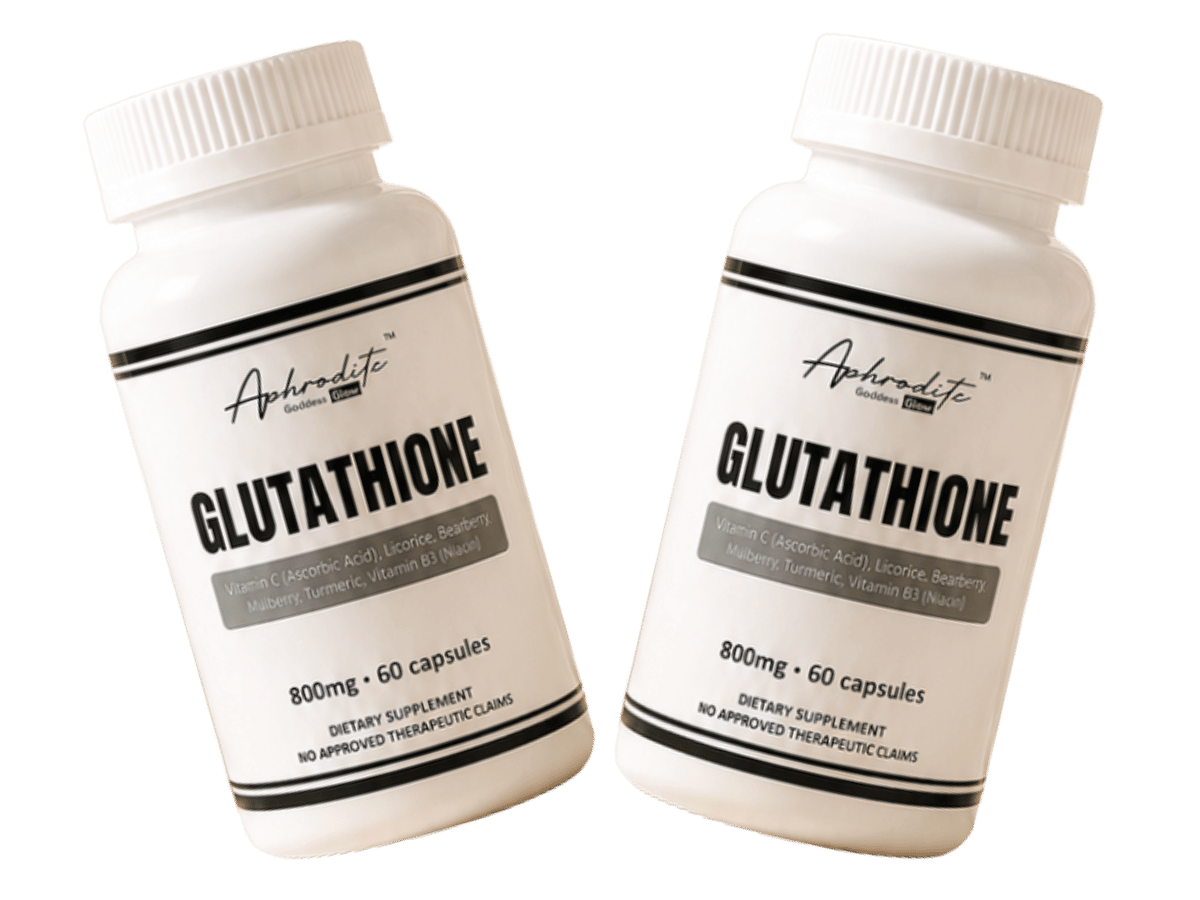 Aphrodite Glow Glutathione bottles